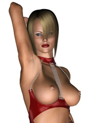 Busty girl bound and fucked in hentai
