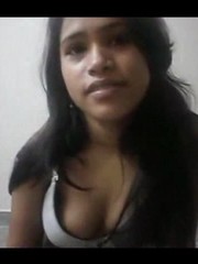 Indian housewife in hotel toiler naked
