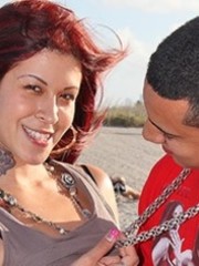 Teen latin honey lets her bo fuck her tight pussy and finishes him off with a bj that ends in cum.