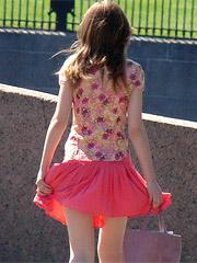 Photo archive with gal taking off panties and showing cunt